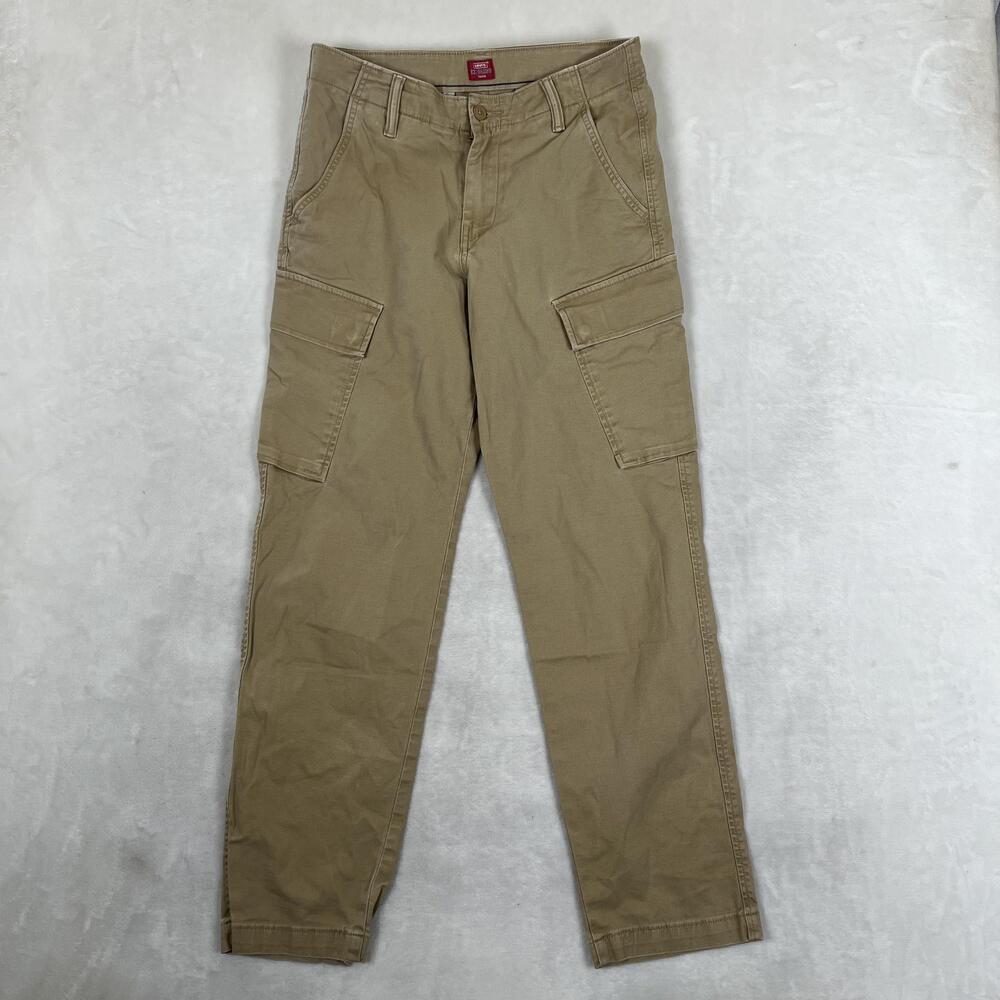 Levi's XX Cargo Pants Mens 30x32 Beige Regular Tapered Utility Pockets